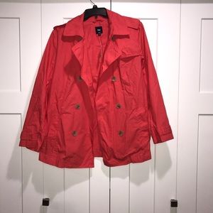 NEW GAP Rain Jacket/Short Trench Coat, XL